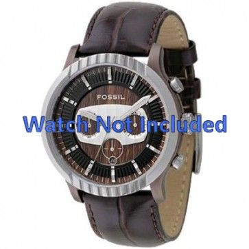 Bracelet de montre Fossil FS4441 Cuir Brun 27mm