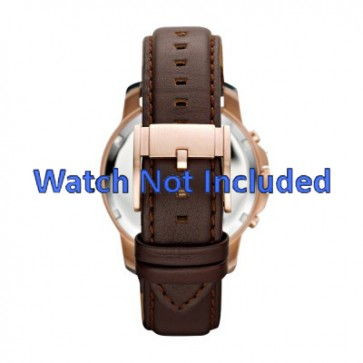 Fossil bracelet de montre FS-4648 Cuir Brun 22mm 