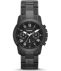 Bracelet de montre Fossil FS4843 Acier inoxydable Gris anthracite 20mm