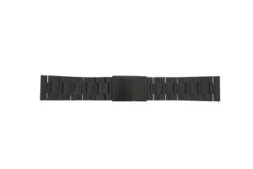 Bracelet de montre Fossil FS4682 / FS4682IE / MACHINE Acier Noir 22mm