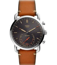 Bracelet de montre Fossil FTW1175 Cuir Brun 22mm