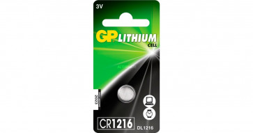 GP Cellule bouton Pile/batterie CR1216 - 3v