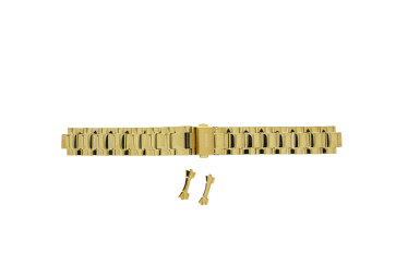 Bracelet de montre Guess GW0410L2 / Crown Jewel Acier Plaqué or 16mm