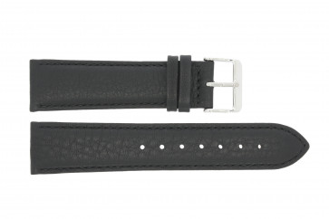 Bracelet de montre Universel H108 Cuir Noir 22mm