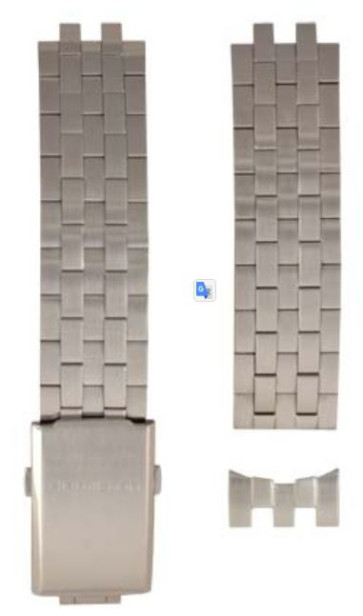 Bracelet de montre Hamilton H695776102 / Khaki Navy Acier 21mm