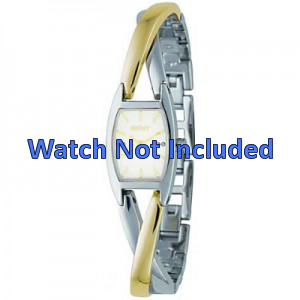 Bracelet de montre (Combinaison bracelet + cas) DKNY NY4634 Case / Strap Acier Bicolore 13mm