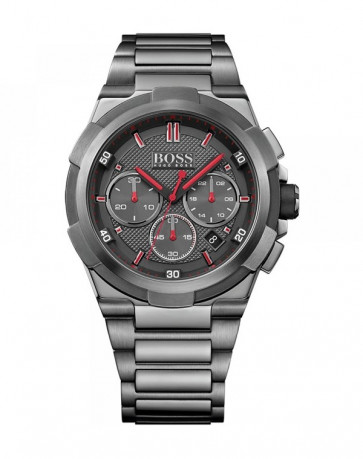Bracelet de montre Hugo Boss HB-280-1-34-2886 / HB659002518 / HB1513361 Acier Gris anthracite