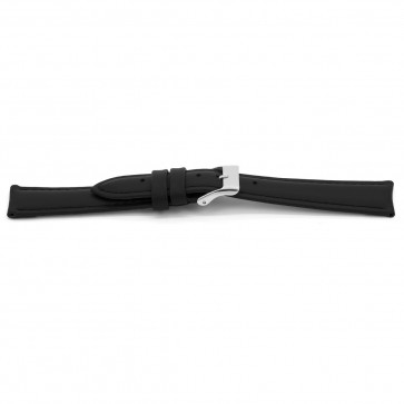Bracelet de montre Universel H146 Cuir Noir 22mm