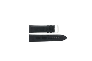 Bracelet de montre Universel I148 Cuir Noir 24mm