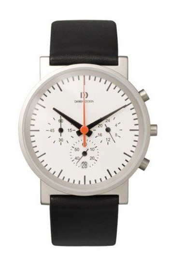 Bracelet de montre Danish Design IQ12Q722 Cuir Noir 20mm