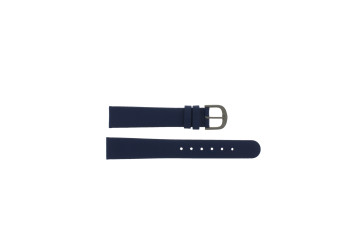 Horlogeband Danish Design IV22Q1103 Leder Blauw 16mm