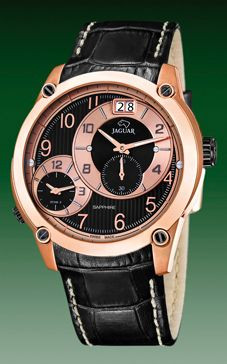 Bracelet de montre Jaguar J631/3 / J635/1 Cuir Noir 24mm