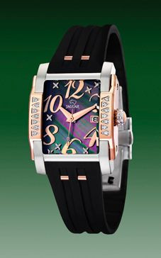Bracelet de montre Jaguar J648-2 Caoutchouc Noir 18mm