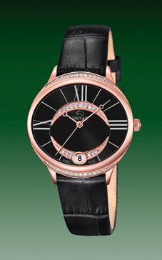 Bracelet de montre Jaguar J804-3 Cuir Noir