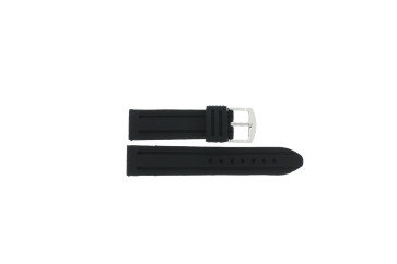 Bracelet de montre Universel JD013 Silicone Noir 26mm