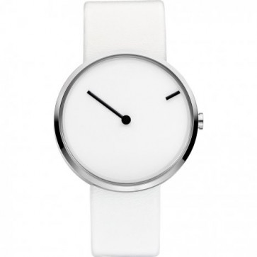 Bracelet de montre Jacob Jensen 253 Cuir Blanc 18mm