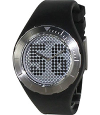 Bracelet de montre Fossil JR1210 Silicone Noir