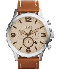 Bracelet de montre Fossil JR1486 Cuir Brun 24mm