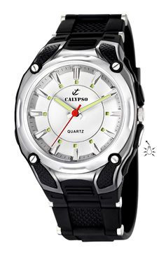 Bracelet de montre Calypso K5560-1 Caoutchouc Noir