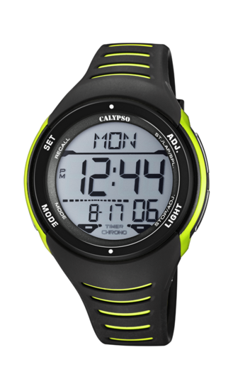 Bracelet de montre Calypso K5807-5 Plastique Noir