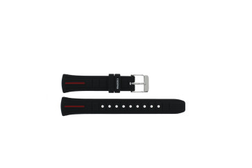 Bracelet de montre Calypso K6068.6 Silicone Noir 14mm