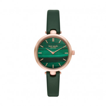 Bracelet de montre Kate Spade New York KSW1529 Cuir Vert 12mm
