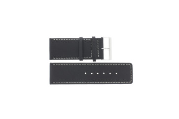 Bracelet de montre en cuir noir 30mm J43