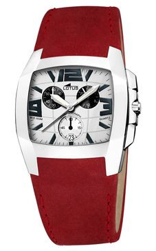 Montre lotus rouge deals
