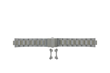 Bracelet de montre Seiko 7N42-0FC0 / SGEF54P1 / M03L111C0 Acier inoxydable Bicolore 20mm