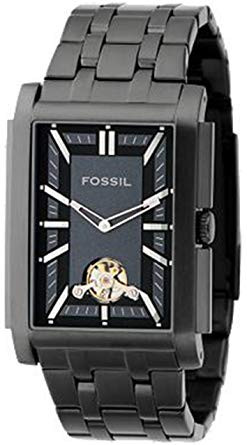 Bracelet de montre Fossil ME1043 Acier inoxydable Noir 26mm