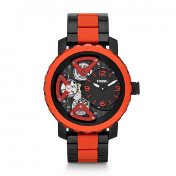 Bracelet de montre Fossil ME1139 Acier inoxydable Bicolore 22mm