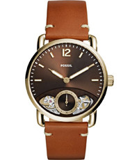 Bracelet de montre Fossil ME1166 Cuir Cognac 22mm