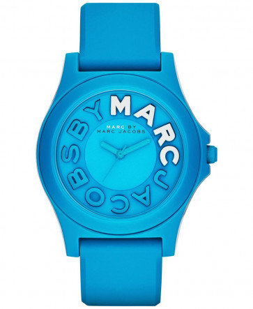 Bracelet de montre Marc by Marc Jacobs MBM4024 Silicone Bleu 20mm