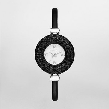 Bracelet de montre Marc by Marc Jacobs MJ1429 Cuir Noir 8mm