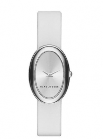 Bracelet de montre Marc by Marc Jacobs MJ1453 Cuir Blanc 12.8mm