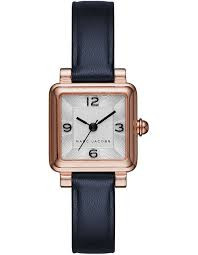 Bracelet de montre Marc by Marc Jacobs MJ1546 Cuir Bleu 10mm