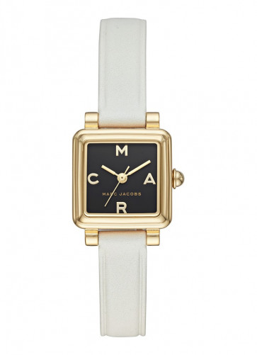 Bracelet de montre Marc by Marc Jacobs MJ1638 Cuir Blanc 10mm