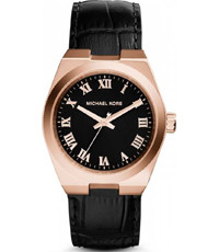 Bracelet de montre Michael Kors MK2358 Cuir Noir 24mm