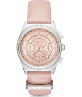 Bracelet de montre Michael Kors MK2615 Cuir Rose 20mm