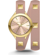 Bracelet de montre Michael Kors MK2681 Cuir Rose 14mm