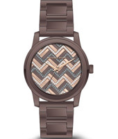 Bracelet de montre Michael Kors MK3594 Acier Brun 20mm