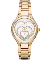 Bracelet de montre Michael Kors MK3604 Acier Plaqué or 16mm
