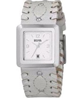 Bracelet de montre Michael Kors MK4082 Cuir Blanc 30mm