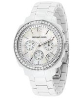 Bracelet de montre (Combinaison bracelet + cas) Michael Kors MK5079 Plastique Blanc 18mm