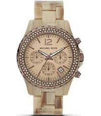 Bracelet de montre Michael Kors MK5648 Plastique Beige 20mm