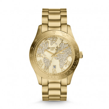 Bracelet de montre Michael Kors MK5959 Acier inoxydable Plaqué or