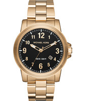 Bracelet de montre Michael Kors MK8555 Acier inoxydable Plaqué or 22mm