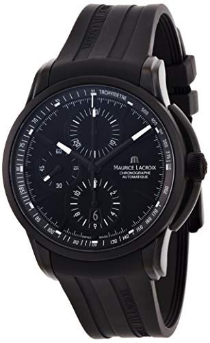 Bracelet de montre Maurice Lacroix PT6188 / ML640-000027 Caoutchouc Noir