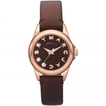 Bracelet de montre Marc by Marc Jacobs MBM1196 Cuir Brun 14mm