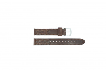 Timex bracelet de montre P2N902 Cuir Brun foncé 16mm